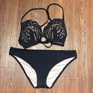 Black and gold bikini!